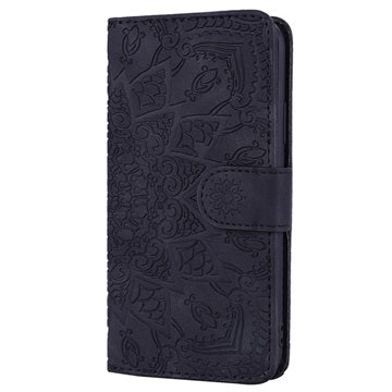 Mandala Series iPhone 11 Pung Taske med Stativ - Sort