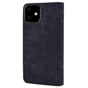 Mandala Series iPhone 11 Pung Taske med Stativ - Sort