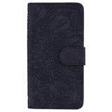 Mandala Series Samsung Galaxy A50 Etui med Pung - Sort