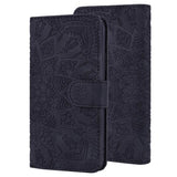 Mandala Series Samsung Galaxy A50 Etui med Pung - Sort