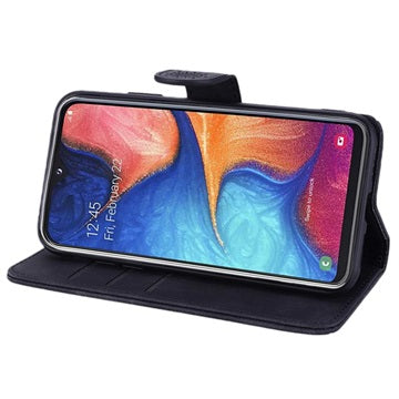 Mandala Series Samsung Galaxy A50 Etui med Pung - Sort