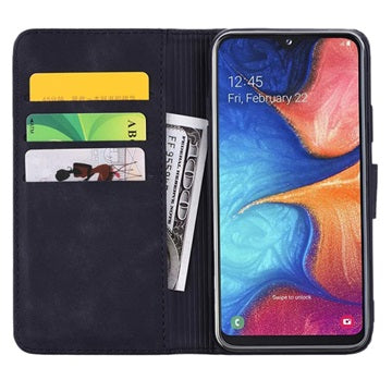 Mandala Series Samsung Galaxy A50 Etui med Pung - Sort