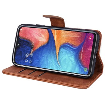 Mandala Series Samsung Galaxy A50 Etui med Pung - Brun