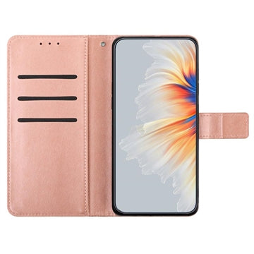 iPhone 16 Pro Max Mandala Series Etui med Pung - Rødguld