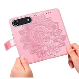 iPhone Air Mandala Series Etui med Pung - Pink