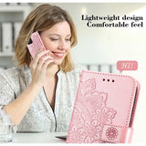 iPhone Air Mandala Series Etui med Pung - Pink
