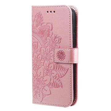 iPhone 17 Pro Max Mandala Series Etui med Pung - Pink