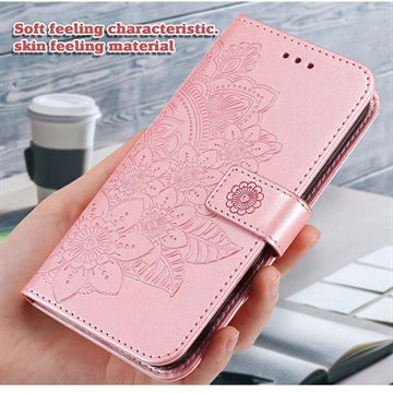 iPhone 17 Pro Mandala Series Etui med Pung - Pink