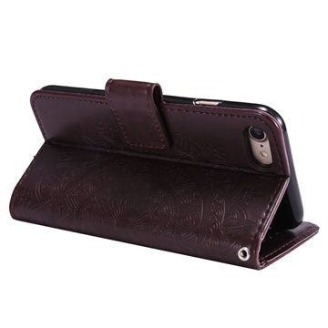 iPhone 7/8/SE (2020)/SE (2022) Mandala Series Etui med Pung - Brun