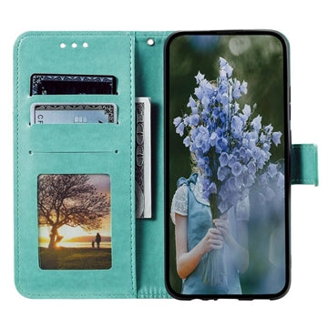 Mandala Series iPhone 14 Etui med Pung - Grøn