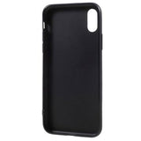 iPhone X / iPhone XS Anti-Fingeraftryk Mat TPU Cover - Sort