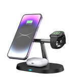 Maxlife MXWC-03 3-i-1 trådløs oplader - 15W - sort