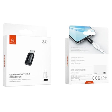 Mcdodo Extreme Series OT-7700 Lightning / USB-C Adapter - Sort