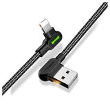 Mcdodo Night Elves 90-grader Lightning Kabel - 1.8m - Titanium Sort