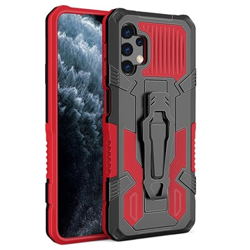 Samsung Galaxy A32 (4G) MechWarrior Project Hybrid Cover - Rød / Sort