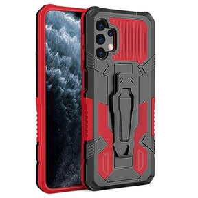 Samsung Galaxy A32 (4G) MechWarrior Project Hybrid Cover - Rød / Sort