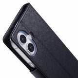 iPhone 16 Mercury Goospery Fancy Diary Pung - Sort