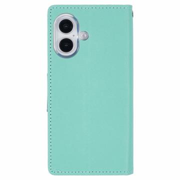 iPhone 16 Mercury Goospery Fancy Diary Pung - Cyan