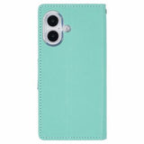 iPhone 16 Mercury Goospery Fancy Diary Pung - Cyan