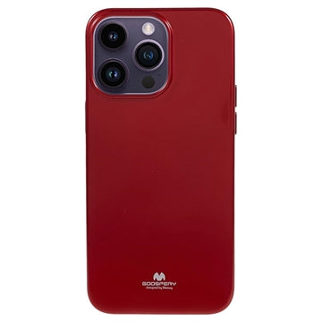 iPhone 15 Pro Max Mercury Goospery Glitter TPU Cover - Rød