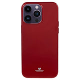 iPhone 15 Pro Max Mercury Goospery Glitter TPU Cover - Rød