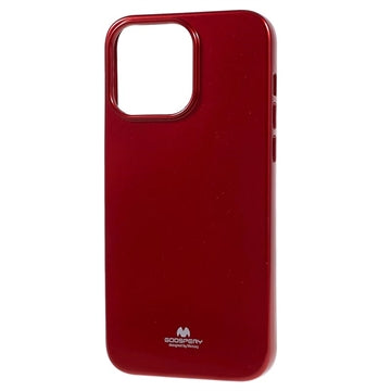 iPhone 15 Pro Max Mercury Goospery Glitter TPU Cover - Rød