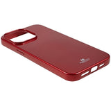 iPhone 15 Pro Max Mercury Goospery Glitter TPU Cover - Rød