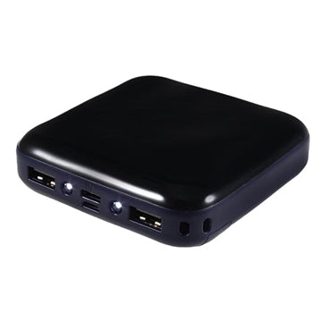 Mini Powerbank 10000mAh - 2x USB - Blå