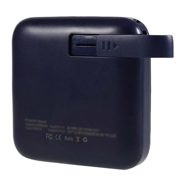 Mini Powerbank 10000mAh - 2x USB - Blå