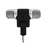Mini Transportabel Mikrofon til Smartphones og Tablets - 3.5mm