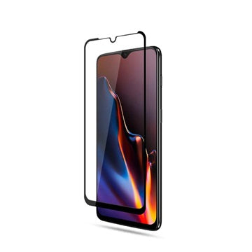 Mocolo OnePlus 6T Hærdet Glas - 9H - Sort