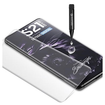 Mocolo UV Samsung Galaxy S21 Ultra 5G Hærdet Glas - Klar