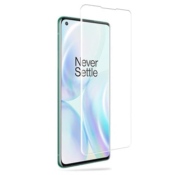 Mocolo UV OnePlus 8 Hærdet Glas - Gennemsigtig