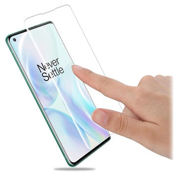 Mocolo UV OnePlus 8 Hærdet Glas - Gennemsigtig