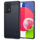 Samsung Galaxy A53 5G Mofi Karbonfiber TPU Cover - Blå
