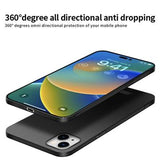 iPhone 15 Pro Mofi Shield Matte Cover - Sort