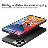 iPhone 15 Pro Max Mofi Shield Matte Cover - Sort