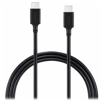 Momax Zero DC16 USB-C / USB-C Kabel - 1m - Sort