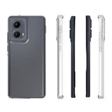 Motorola Edge (2024) Skridsikkert TPU Cover - Gennemsigtig