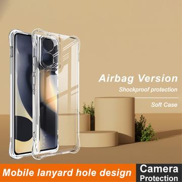 Motorola Edge (2024) Imak Faldsikkert TPU Cover - Gennemsigtig