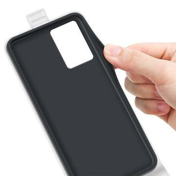 Motorola Edge (2024) Vertikal Flip Taske med Kortholder - Hvid