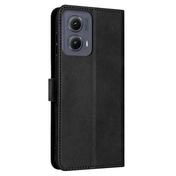 Motorola Edge (2024) Pung Taske med Magnetisk Lukning - Sort