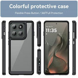 Motorola Edge (2025) Anti-Shock Hybrid Cover - Sort