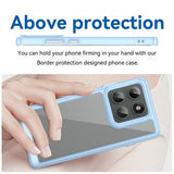 Motorola Edge (2025) Anti-Shock Hybrid Cover - Blå