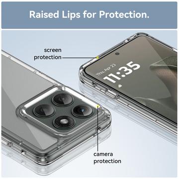 Motorola Edge (2025) Anti-Shock Hybrid Cover - Gennemsigtig