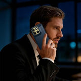 Motorola Edge (2026) Børstet TPU Cover - Karbonfiber - blå