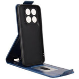 Motorola Edge (2026) lodret flip-etui med stativ - mørkeblå
