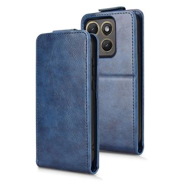 Motorola Edge (2026) lodret flip-etui med stativ - mørkeblå