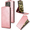 Motorola Edge (2026) lodret flip-etui med stativ - rosaguld