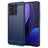 Motorola Edge 40 Neo Børstet TPU Cover - Karbonfiber - Blå